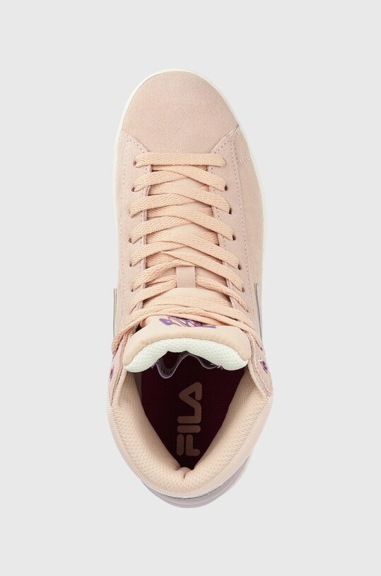 Fila sneakers din piele intoarsă Highflyer roz FFW0204