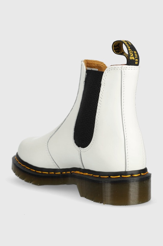 Obuwie Dr. Martens sztyblety skórzane 2976 Yellow Stitch DM26228100 biały
