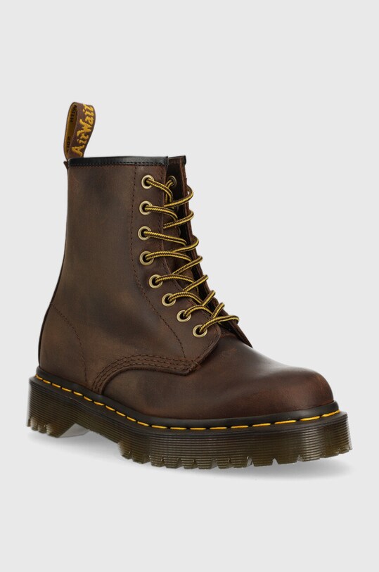 Dr. Martens leather biker boots 1460 Bex DM27894201 brown AW22