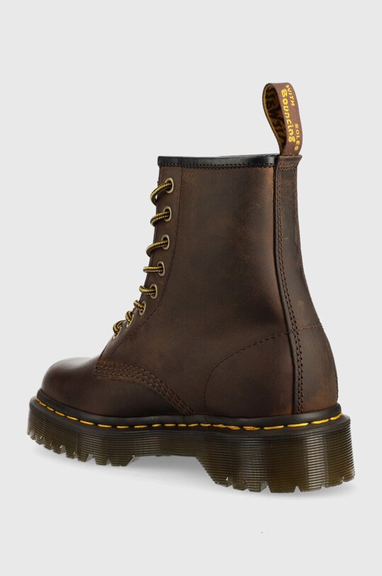 Shoes Dr. Martens leather biker boots 1460 Bex DM27894201 brown