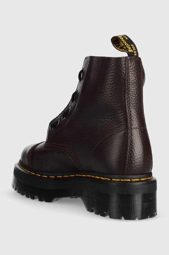 Shoes Dr. Martens leather biker boots Sinclair DM27338626 maroon