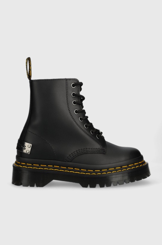 Dr. Martens workery skórzane 1460 Bex Double Stitch nieocieplane czarny DM27880001