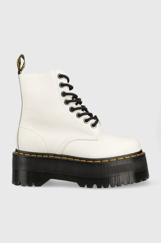 Dr. Martens bocanci de piele 1460 Pascal Max 5-8 cm alb DM26925113