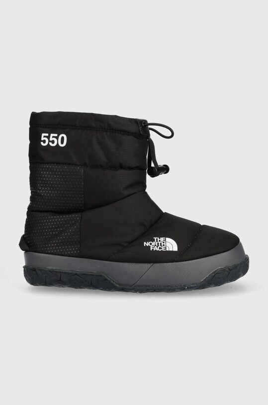 Snehule The North Face WOMEN S NUPTSE APRES BOOTIE nezateplené čierna NF0A5LWCKT01