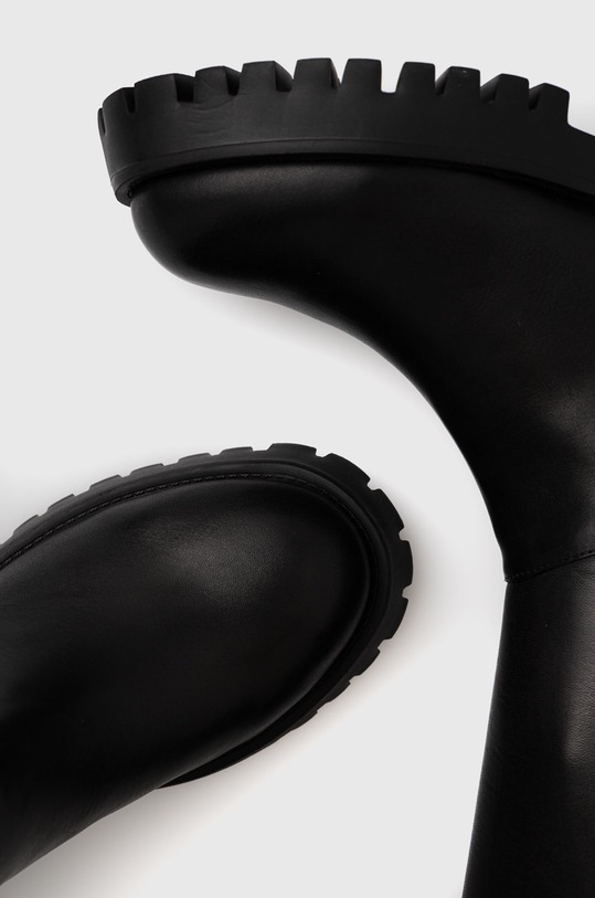 Δερμάτινες μπότες Miss Sixty μαύρο 6W3QJ8640000