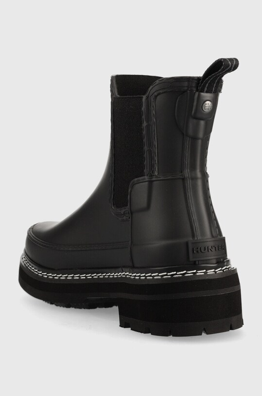Обувки Гумени ботуши Hunter Ref Stitch Detail Chelsea WFS2100RMA.BLK черен