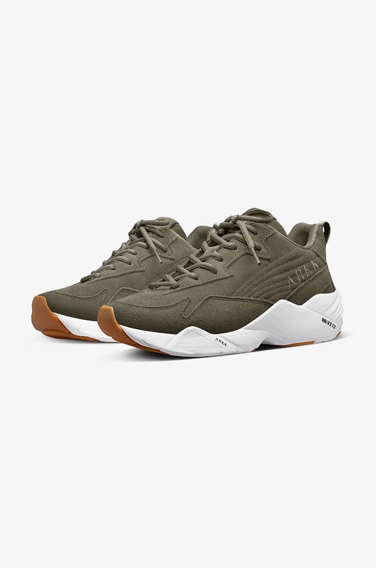 Arkk Copenhagen sneakersy zamszowe CR6103.0005.W zielony AW22