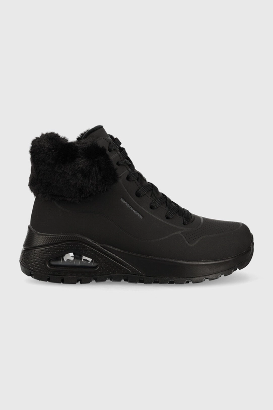 Skechers sneakersy Uno Rugged-Fall AI imitacja skóry licowej czarny 167274.9BYY