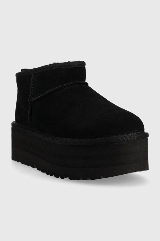 Замшевые сапоги UGG W Classic Ultra Mini Platform 1135092.BLK чёрный AA00