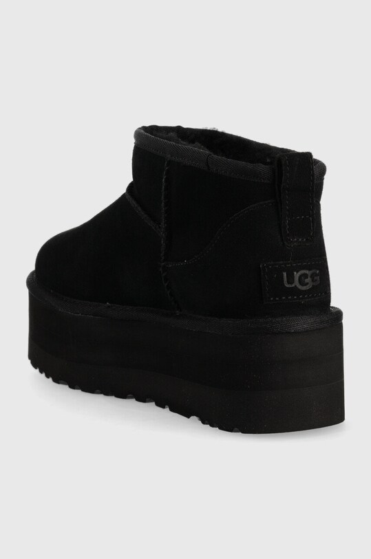 Обувь Замшевые сапоги UGG W Classic Ultra Mini Platform 1135092.BLK чёрный