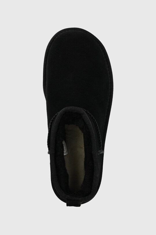 Замшевые сапоги UGG W Classic Ultra Mini Platform чёрный 1135092.BLK