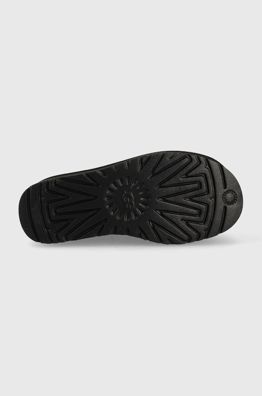 UGG cizme de zăpadă din piele întoarsă W Classic Ultra Mini Platform 1135092.BLK negru