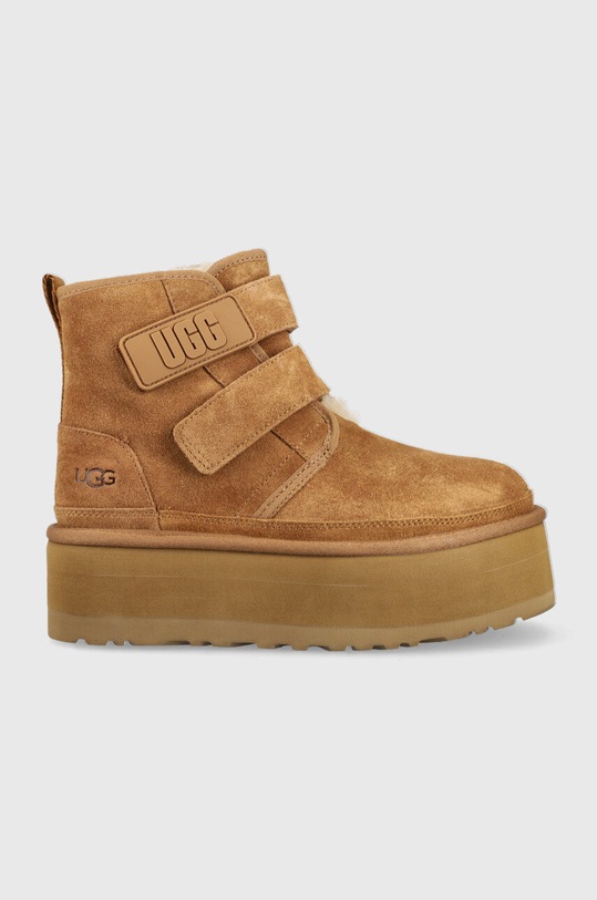 Δερμάτινες Μπότες UGG Neumel Platform χωρίς φερμουάρ καφέ 1130554.CHE