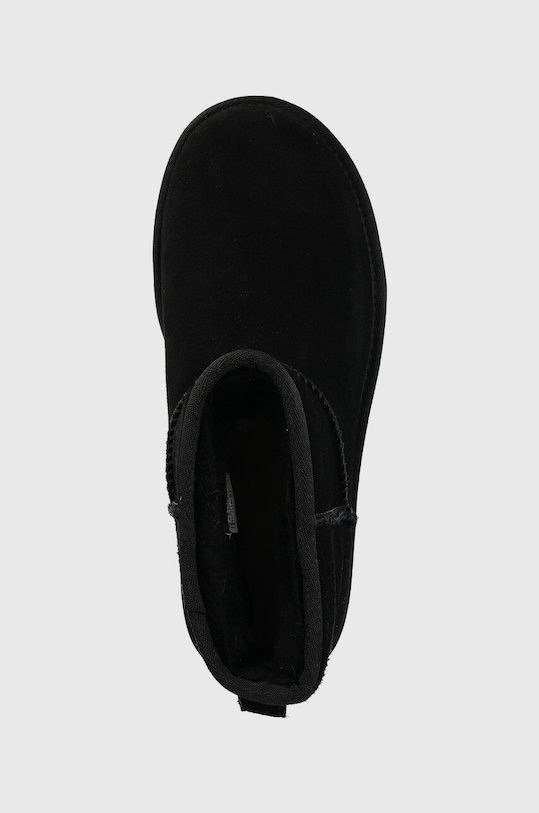 UGG śniegowce skórzane Classic Mini Platform czarny 1134991.BLK