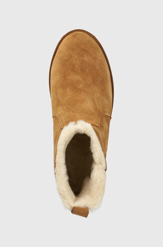 Велурени боти UGG W Romely Zip кафяв 1123850.CHE