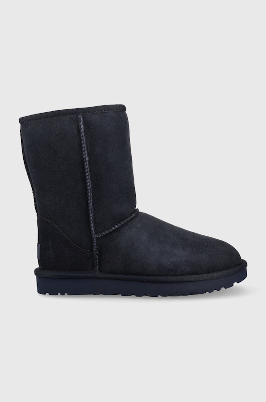 Semišové snehule UGG W Classic Short Ii zateplené tmavomodrá 1016223.SNGH