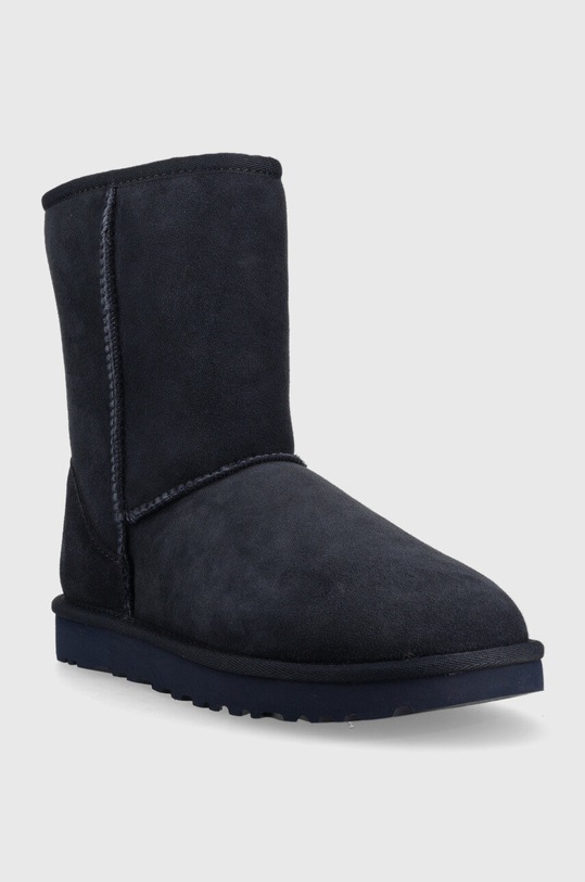 Semišové snehule UGG W Classic Short Ii 1016223.SNGH tmavomodrá AA00
