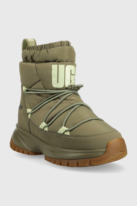 Čizme za snijeg UGG W Yose Puffer Mid 1131978.BTOL zelena AW22