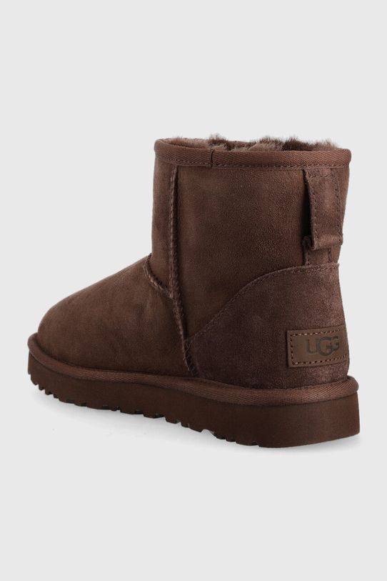 Boty Semišové sněhule UGG W Classic Mini II 1016222.BCDR hnědá