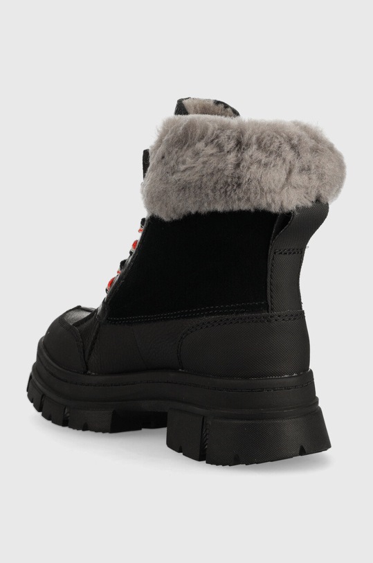 Obuwie UGG botki skórzane W Ashton Addie 1130524.BLK czarny