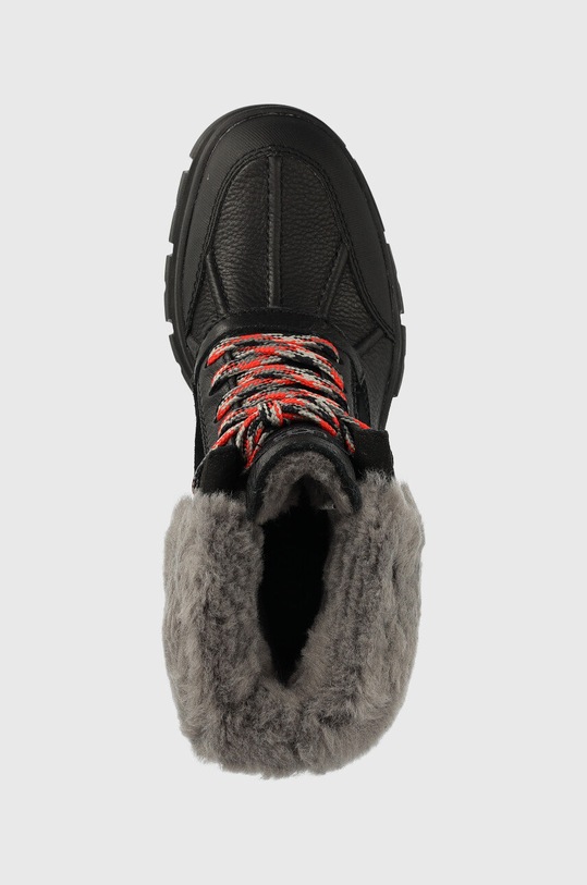 UGG cizme de piele W Ashton Addie negru 1130524.BLK