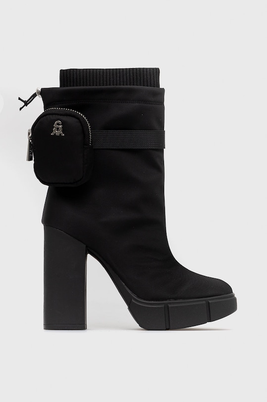 Steve Madden botki Riseup słupek czarny SM11001302.001