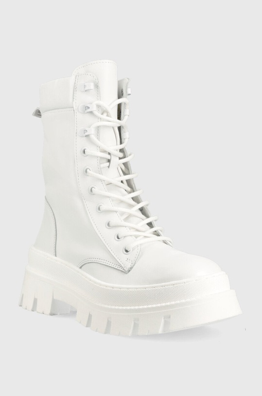 Steve Madden workery skórzane fezza SM11002061.107 biały AW22