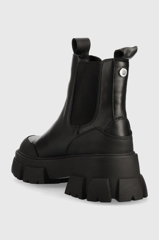 Boty Kožené kotníkové boty Steve Madden SM19000006.017 černá