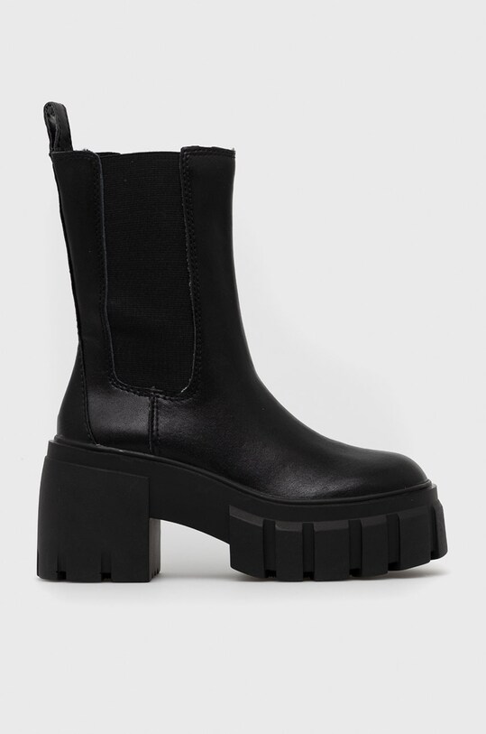 Шкіряні черевики Steve Madden лицьова шкіра чорний SM11002152.017