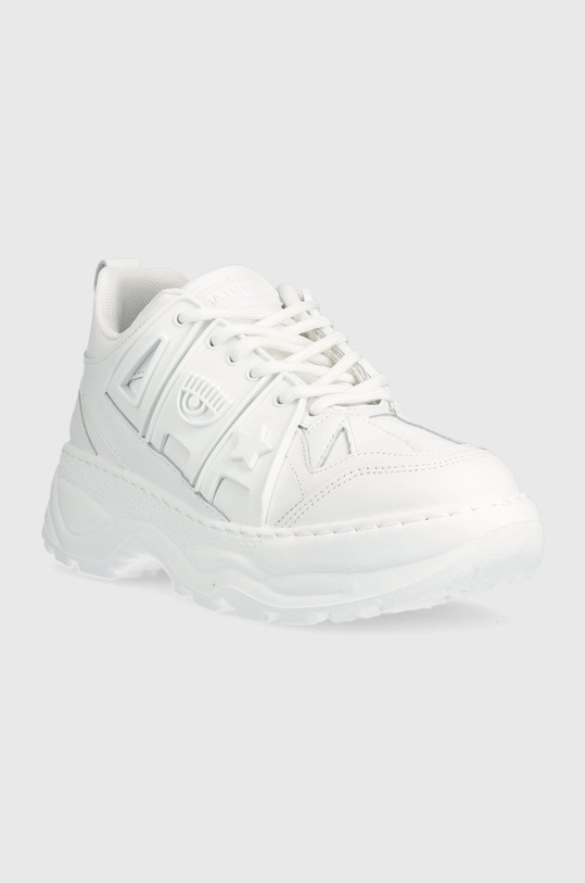 Chiara Ferragni sneakers din piele Eye Fly CF3000.009 alb AW22