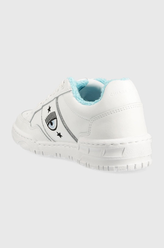 Încălțăminte Chiara Ferragni sneakers din piele Cf1 Low CF2830.009.F22 alb