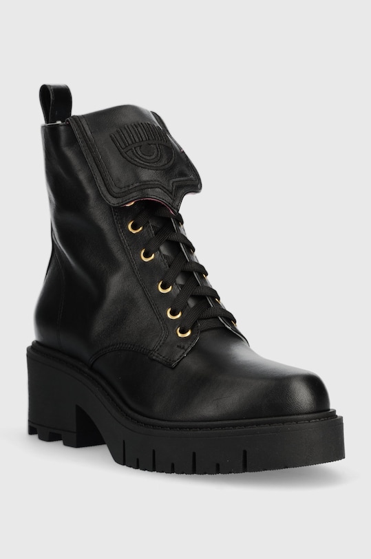 Chiara Ferragni bocanci de piele Eyelike CF3044.001 negru AW22