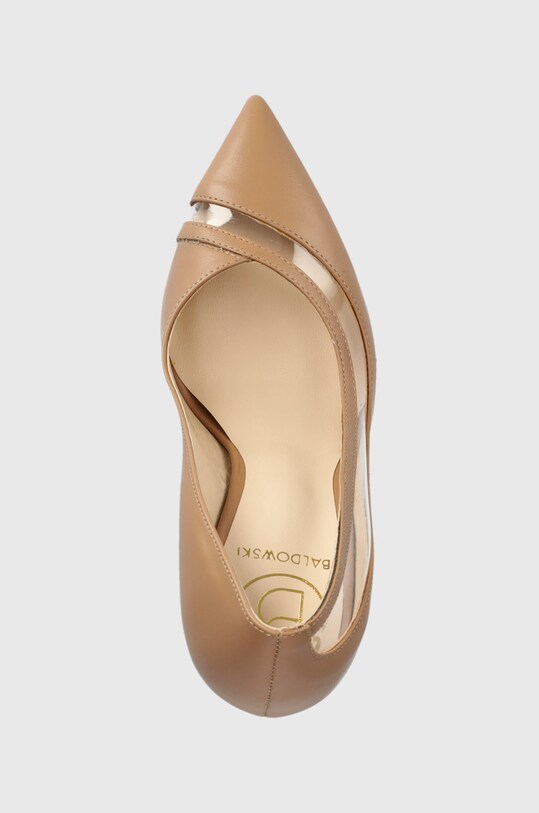 Kožené lodičky Baldowski béžová D04081.E160.007