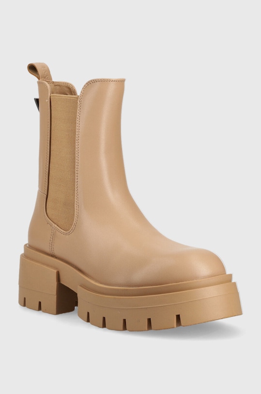 Боти челси Guess Charlotte FL8CHT.ELE10.BEIGE бежов AW22