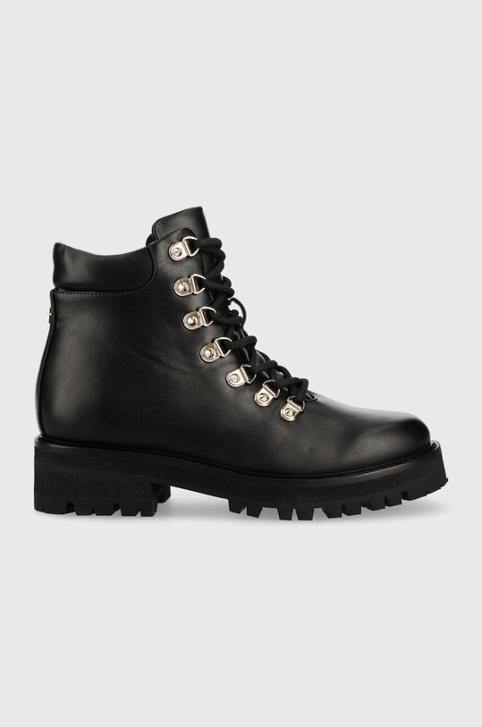 Guess botki imitacja skóry licowej czarny FL8ISS.LEL09.BLACK