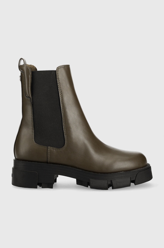 Guess sztyblety Madla tekstylny zielony FL8MAD.PEL10.MILI