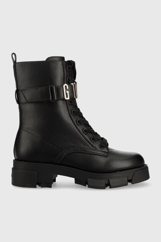 Guess bocanci Madox cu snur negru FL8MDX.ELE10.BLACK