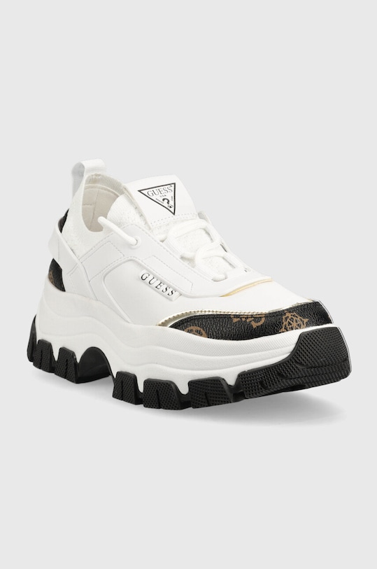 Guess sneakers FL8BYD.SMF12.WHIBR alb AW23