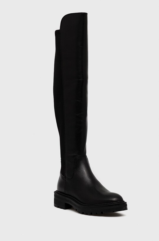 Kožené kozačky Guess Carmen FL8CAR.LEA11.BLACK černá AW23