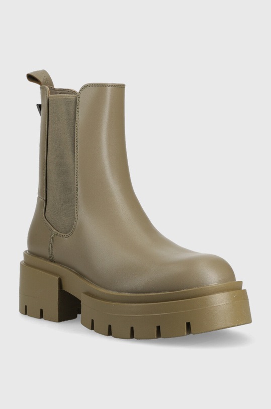 Guess sztyblety Charlotte FL8CHT.ELE10.KAKI zielony AW22