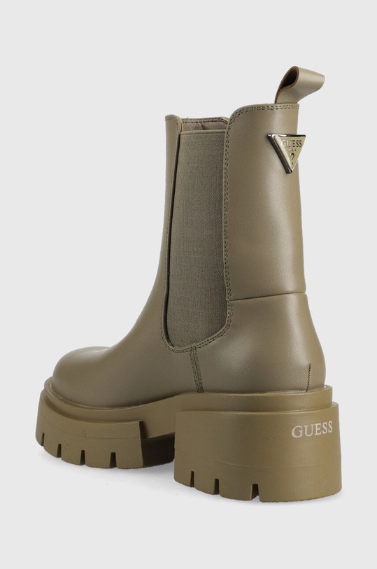 Obuwie Guess sztyblety Charlotte FL8CHT.ELE10.KAKI zielony