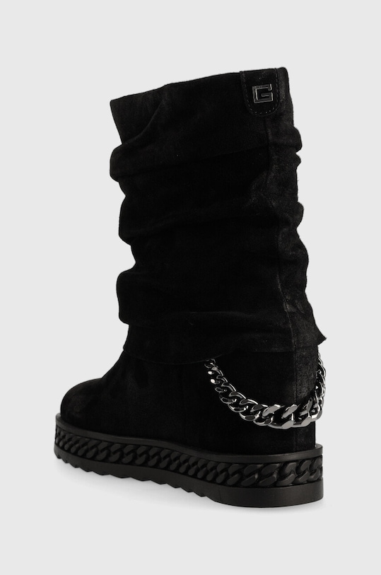 Obuwie Guess śniegowce zamszowe Hadama FL8HDM.SUE10.BLACK czarny