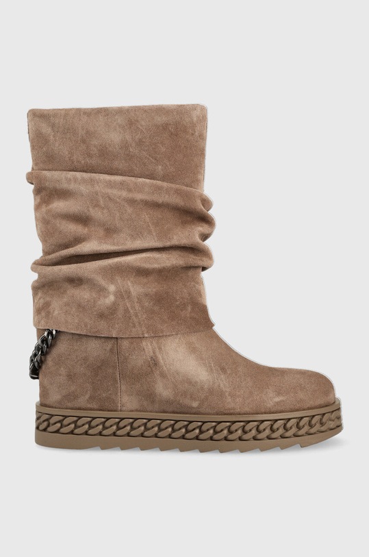 Боти Guess велур кафяв FL8HDM.SUE10.GREY