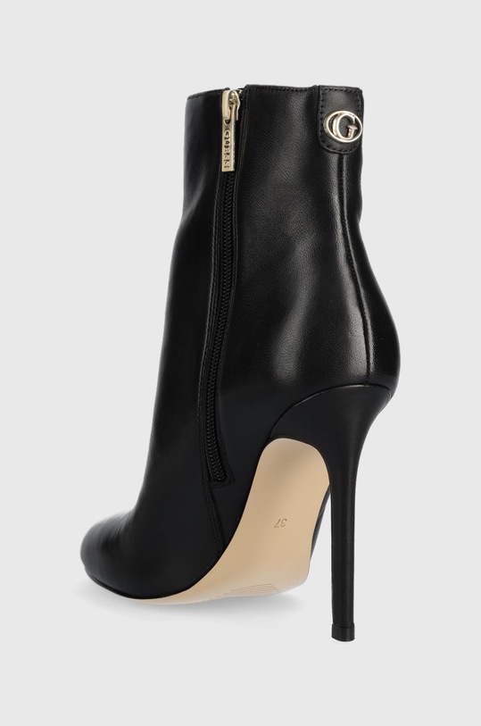 Boty Kožené kotníkové boty Guess Reddi FL8RDI.LEA10.BLACK černá