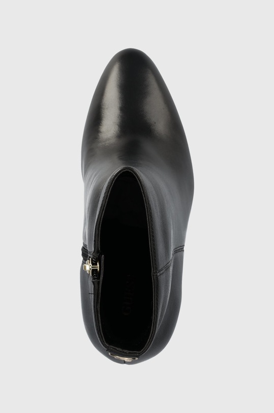 Kožené kotníkové boty Guess Reddi černá FL8RDI.LEA10.BLACK