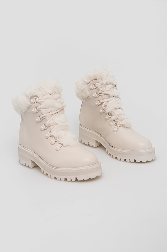 Guess workery Issa FL8SSA.ELE09.CREAM beżowy AW22
