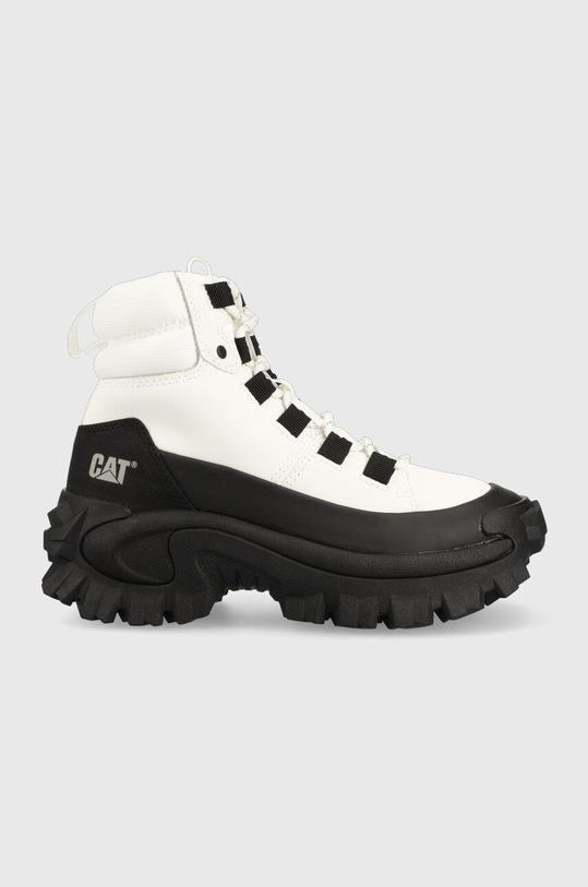 CAT Footwear buty Trespass Galosh Wp imitacja skóry licowej biały P110536.BRIGHT.WHT