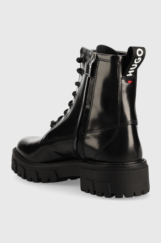 Obuwie HUGO workery skórzane Axel 50480971.001 czarny