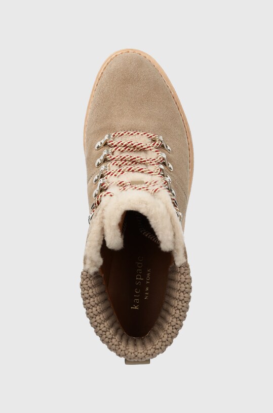 Kate Spade botki skórzane Willow brązowy K4964.S8G