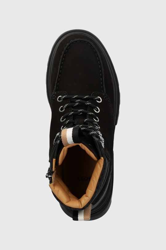 BOSS bocanci de piele Foster negru 50481078.001